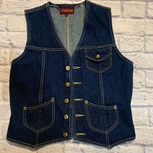 Vintage Denim Vest - Size … M